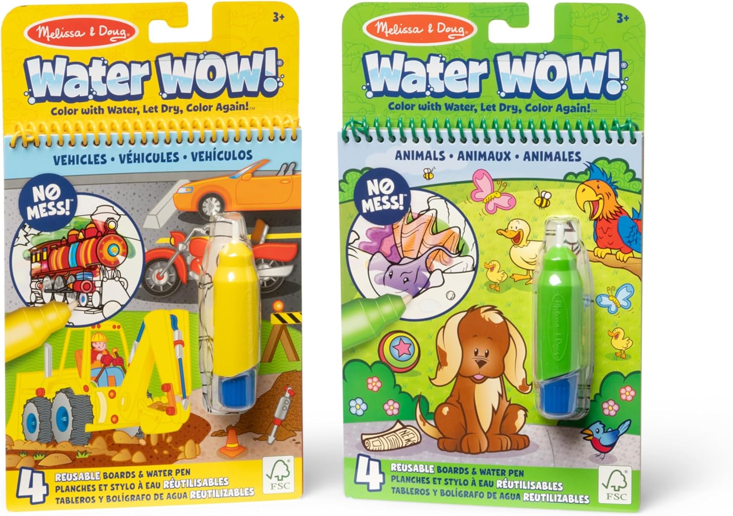 Kids Water Wow Coloring Pads – Paris Picks