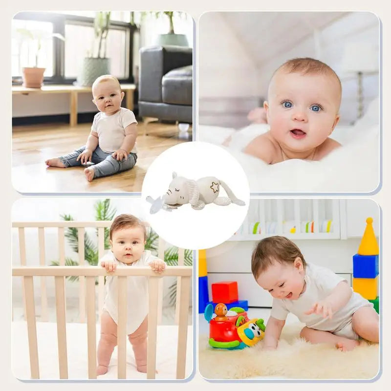 Pacifier Buddy Snuggle Pacifier Holder Skin-Friendly Comfortable Lovely Pacifier Buddy for Kid Shower Ages 0 Months & Up