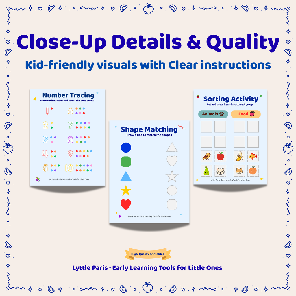 Lyttle Learn™ — Preschool Prep Bundle (6 Printable Activities)