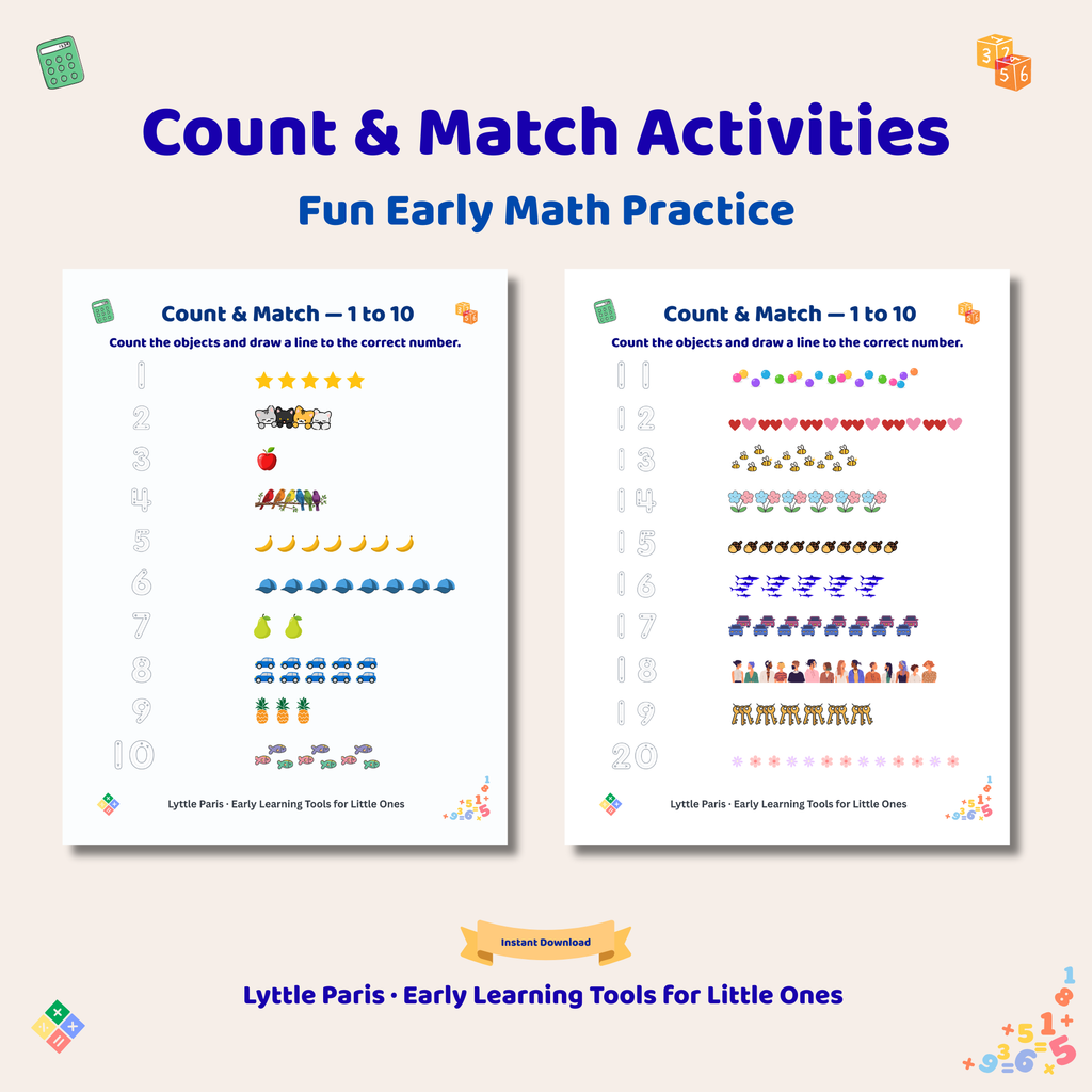 Number Tracing Workbook (1–20)