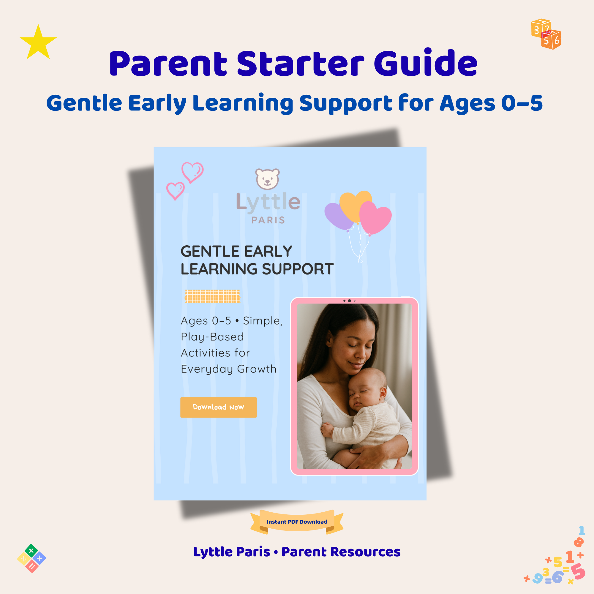 Early Learning at Home Starter Guide (Ages 0–5)