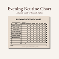 Evening Routine Chart