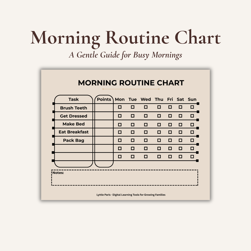 Morning Routine Chart