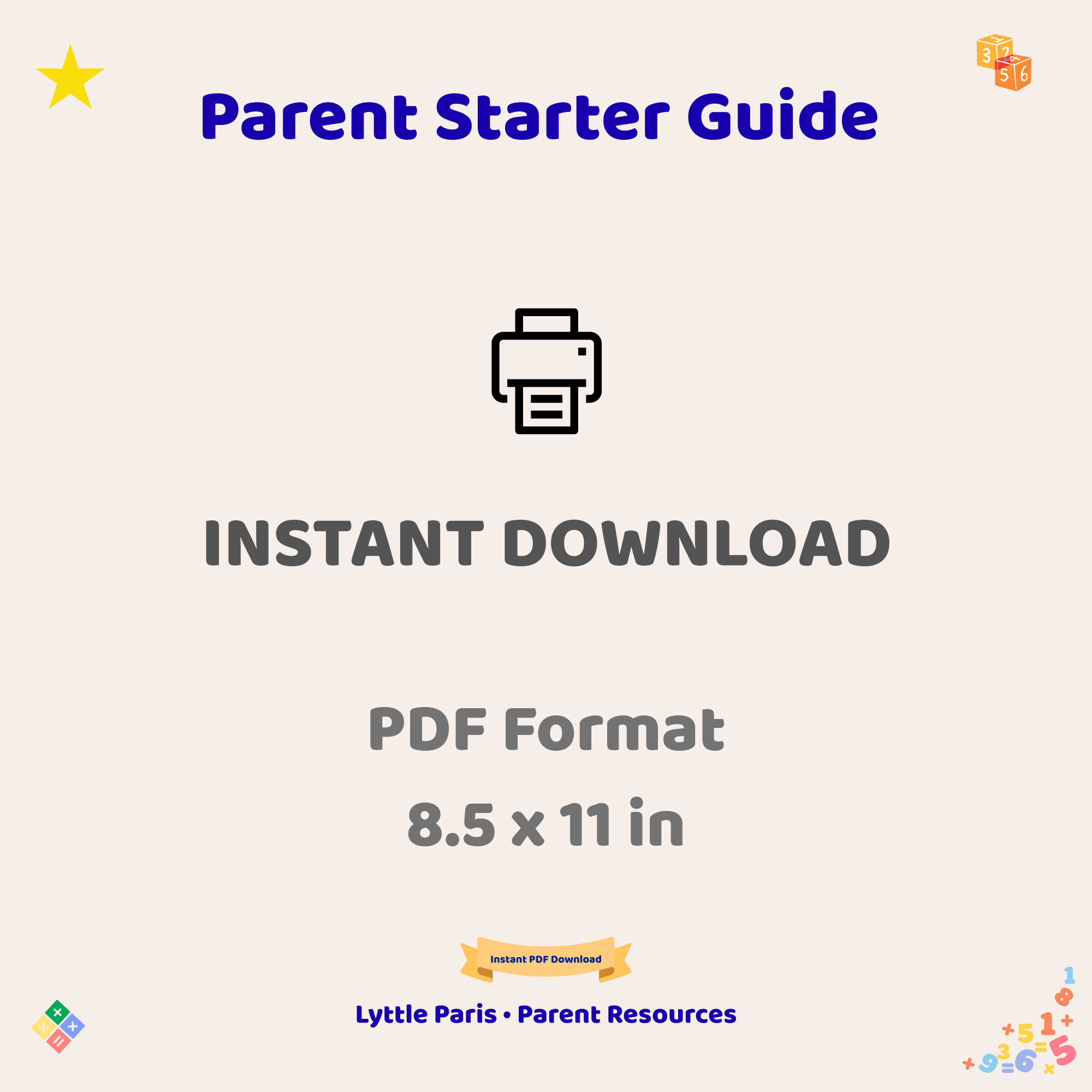 Lyttle Guide™ — Parent Starter Guide (Ages 0–5)