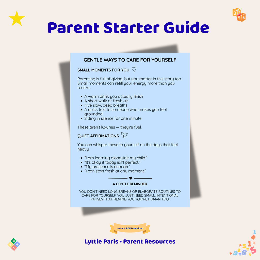 Lyttle Guide™ — Parent Starter Guide (Ages 0–5)