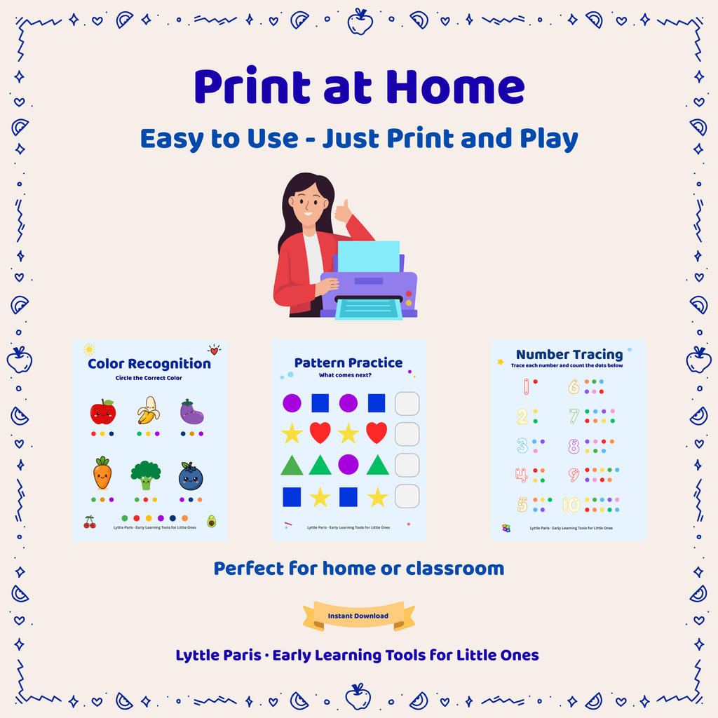 Lyttle Learn™ — Preschool Prep Bundle (6 Printable Activities)