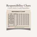 Responsibility Chart for Kids