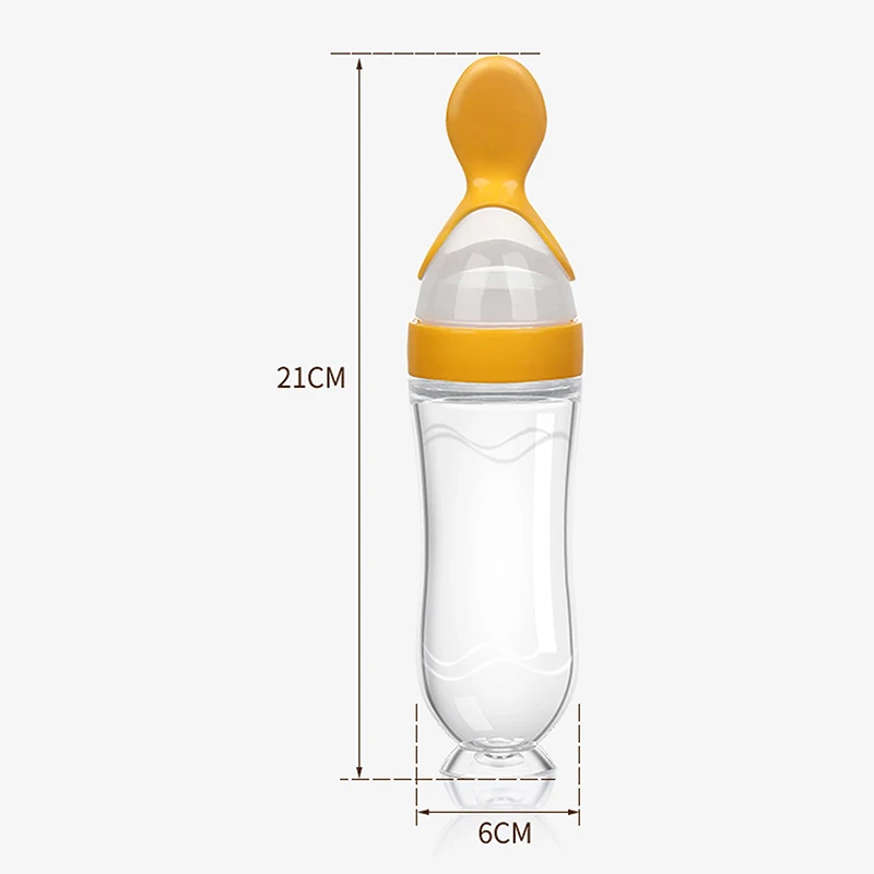 Lyttle Spoon™ Silicone Squeeze Feeder — Mess‑Free Bottle‑to‑Spoon Feeding for Babies