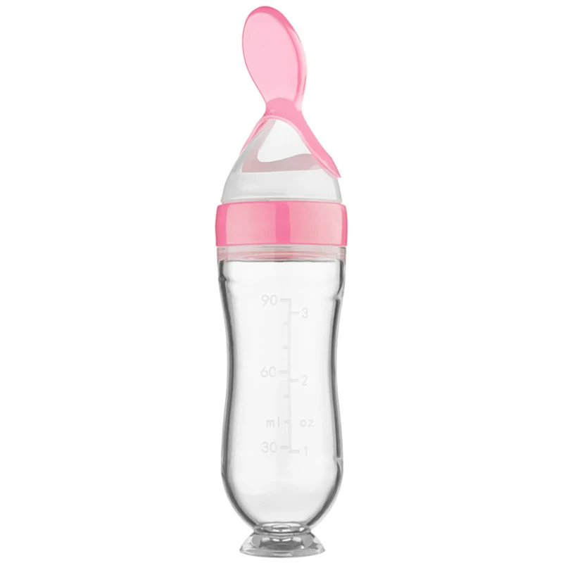 Lyttle Spoon™ Silicone Squeeze Feeder — Mess‑Free Bottle‑to‑Spoon Feeding for Babies