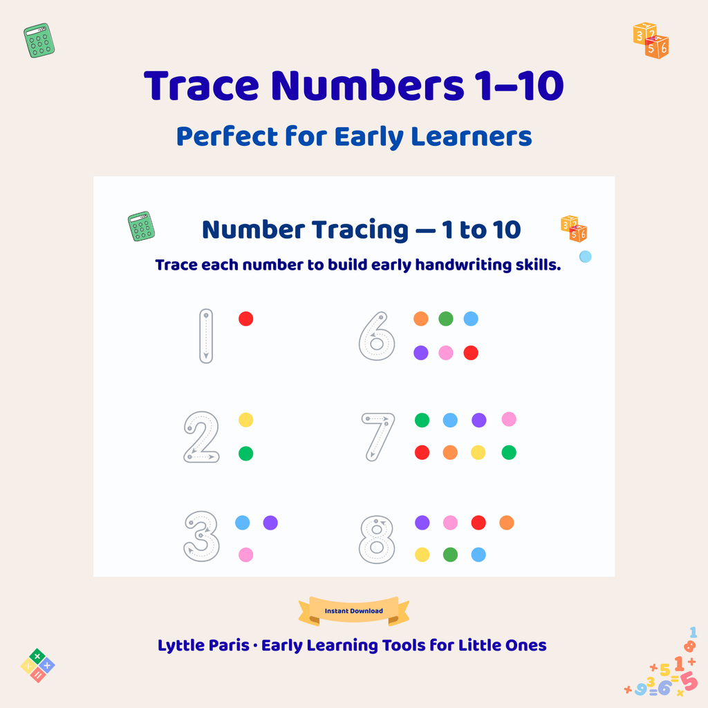 Number Tracing Workbook (1–20)