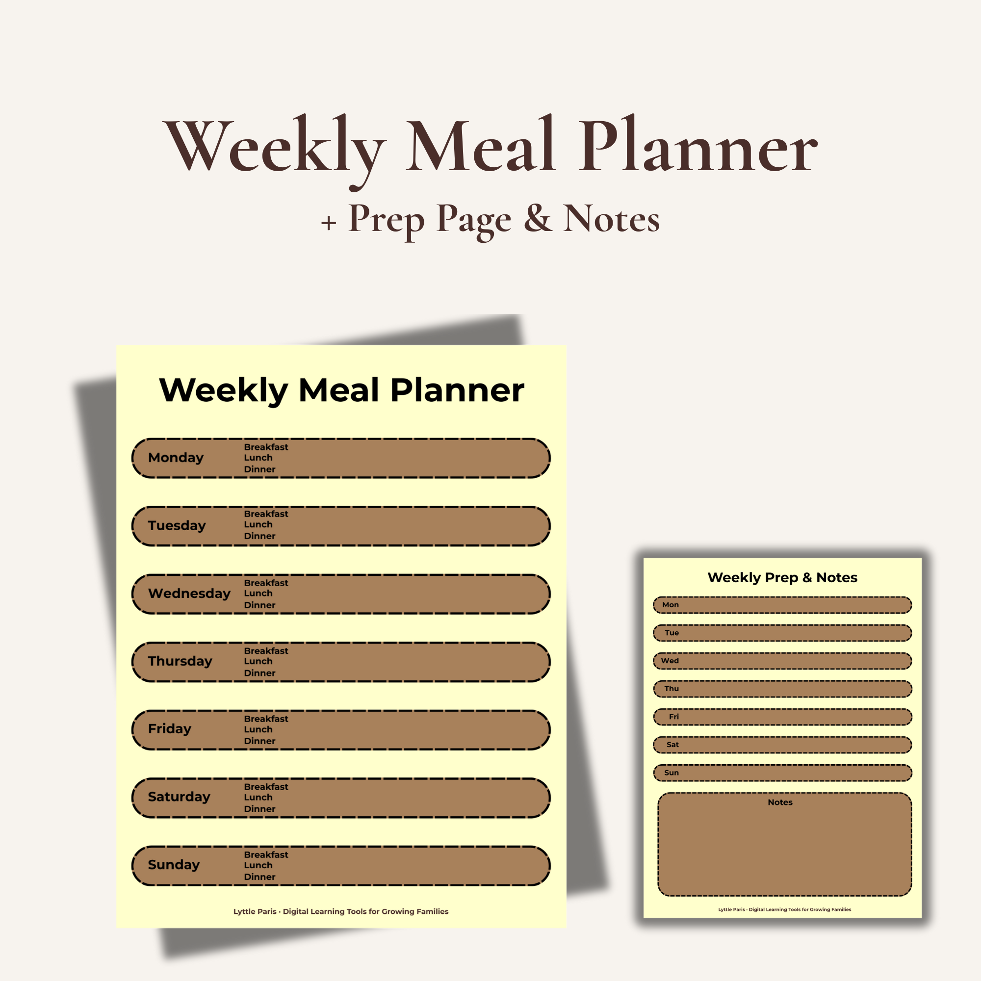 Meal Planner for Busy Parents