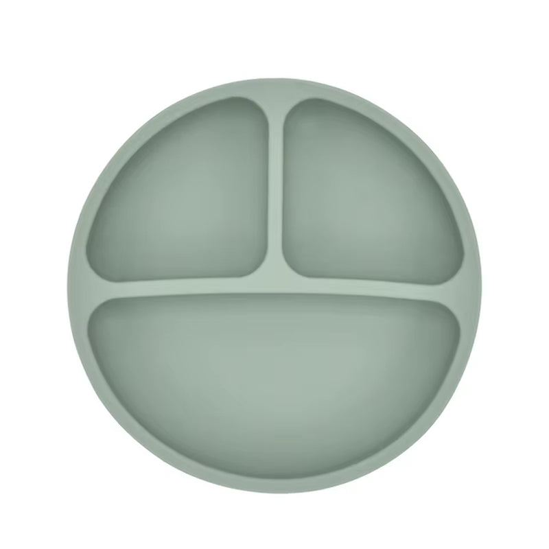 9Colors Baby Plate Set Food Grade Silicone Dishes Bpa-Free Tableware Kids Feeding Bowls Kids Learning Dishes Tray Dropshiping