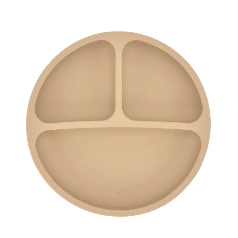 9Colors Baby Plate Set Food Grade Silicone Dishes Bpa-Free Tableware Kids Feeding Bowls Kids Learning Dishes Tray Dropshiping