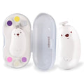 Electric Baby Nail File with Rechargeable Design for Gentle and Safe Nail Trimming Includes 6 Replaceable Grinding Heads Ideal