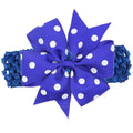Baby Girl Headband Infant Hair Accessories Band Bows Headwear Dot Newborn Children Gift Toddlers Ribbon Newborn Cloth Bowknot