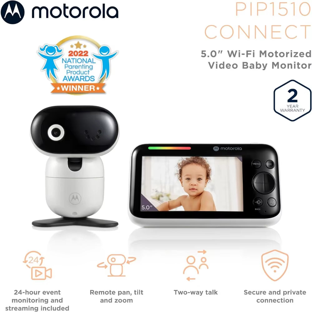 Motorola Baby Monitor PIP1510 Connect - Wifi Video Baby Monitor