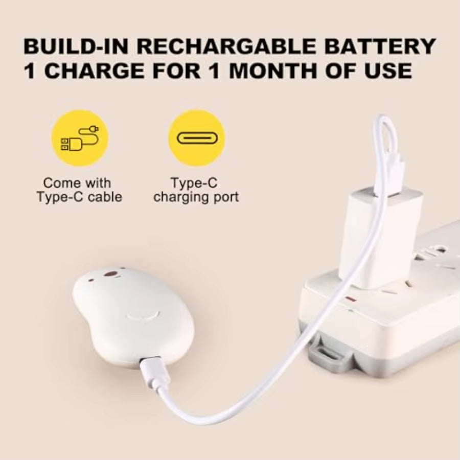 Electric Baby Nail File with Rechargeable Design for Gentle and Safe Nail Trimming Includes 6 Replaceable Grinding Heads Ideal