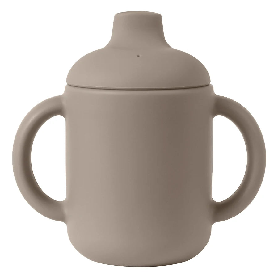 Portable Baby Feeding Drinkware Cup Newborn Learning Hand Shank Bottles Silicone Tableware Toddler Water Bottle Baby Accessories